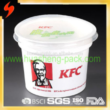 FDA Certificado Melhor Qualidade KFC 420 ml / 14 oz descartável PP recipiente de alimento de plástico